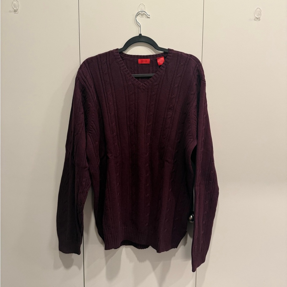 Izod Cable Knit Sweater NWT